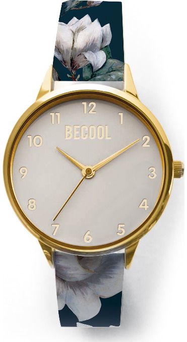 Rankinis laikrodis BE COOL FLOWER BLUE