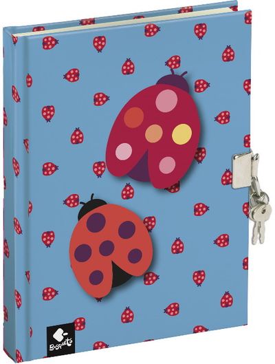 Dienoraštis LADYBUG su tušinuku dėžutėje