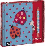Dienoraštis LADYBUG su tušinuku dėžutėje