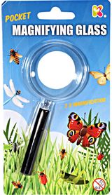 Vaikiškas padidinimo stiklas POCKET MAGNIFIER
