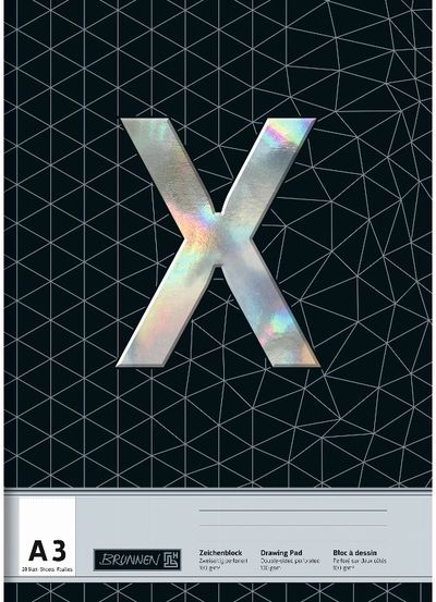 Piešimo sąsiuvinis Brunnen XTREME, A3, 100 g, 20 l.