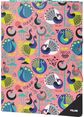 Aplankas plastikinis MILAN PEACOCK su guma, A4, Pink
