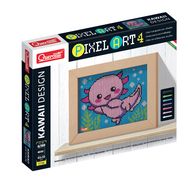Kūrybinis rinkinys QUERCHETI Pixel Art 4 Kawaii Axolotl