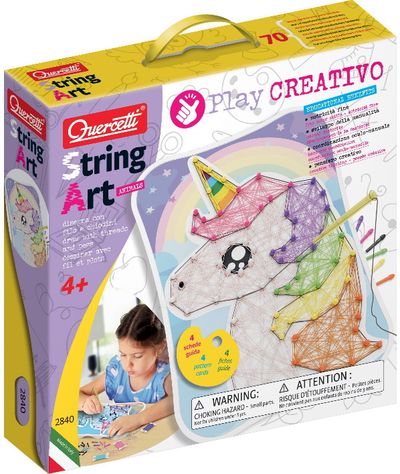 Kūrybinis rinkinys QUERCETTI String Art Animals Play Creativo