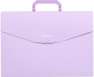 Dėklas plastikinis TIP TOP su rankena, A4, Purple