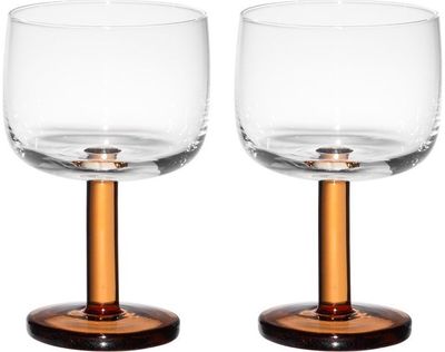 Maku vyno taurės rudos, 2 vnt., 280 ml