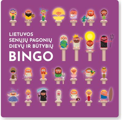 Žaidimas LIETUVOS SENŲJŲ PAGONIŲ DIEVŲ IR BŪTYBIŲ BINGO