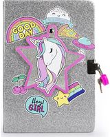 Dienoraštis STICKER MANIA su veidrodėliu ir tušinuku