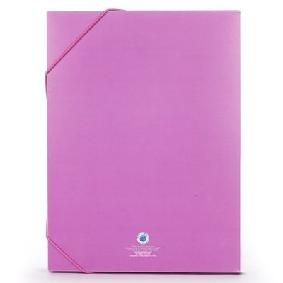 Dėklas sąsiuviniams TCD STICKER MANIA PP, A4, 4 cm, Pink