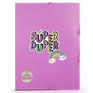 Dėklas sąsiuviniams TCD STICKER MANIA PP, A4, 4 cm, Pink