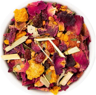 Arbata CHAI CHAI MARGOS PIEVOS 80 g. maišelyje