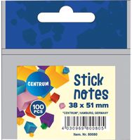 Lipnūs lapeliai PASTEL YELLOW, 38 x 51 mm, 100 l., 4 rūšių