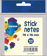 Lipnūs lapeliai PASTEL YELLOW, 76 x 76 mm, 100 l.