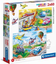 Dėlionė CLEMENTONI 2X60 MEANS OF TRANSPORT