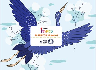 Piešimo albumas DISCO PICASO, A4, 120 g, 20 l.