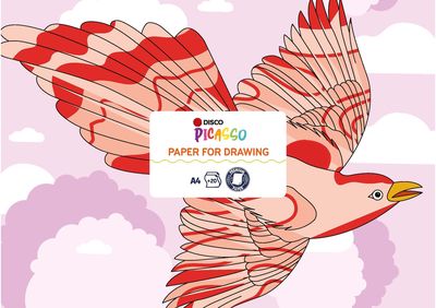 Piešimo albumas DISCO PICASO, A4, 120 g, 20 l.