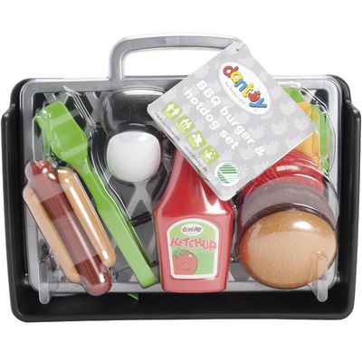 Žaislinis maisto rinkinys BBQ BURGER & HOTDOG BLISTER PACK