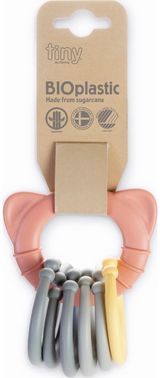 Kūdikio žaislas TINY BIO ACTIVITY CHAIN CORAL