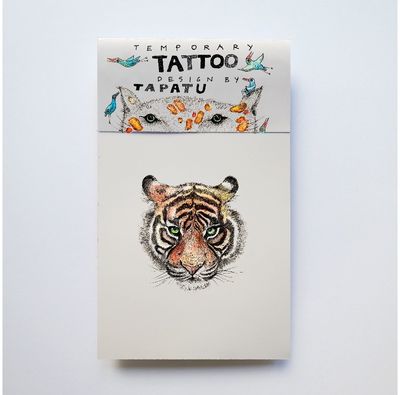 Spalvota tatuiruotė TAPATU Tigriukas