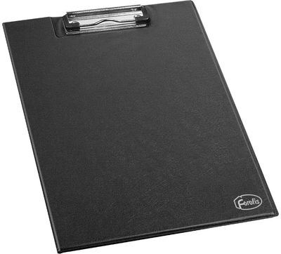 Pagrindas rašymui FOROFIS su atvartu, A4, juodas