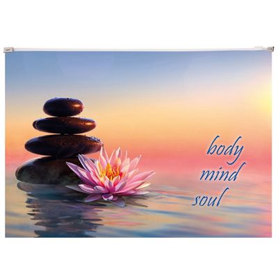 Aplankas PANTA PLAST ZIP ZEN su užtrauktuku, A4