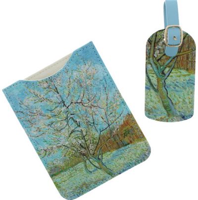 Rinkinys VAN GOGH: paso dėklas + lagamino žymeklis