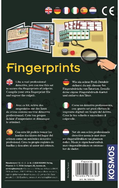 Mokslinis rinkinys KOSMOS Finger Prints