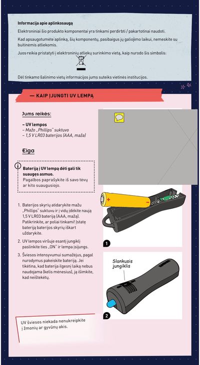 Mokslinis rinkinys KOSMOS Fun Science Glow in the Dark Set