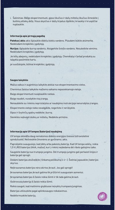 Mokslinis rinkinys KOSMOS Fun Science Glow in the Dark Set