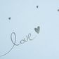 Vestuvinis albumas GB RAINING HEARTS, melsvas, 60psl., 30x31cm.