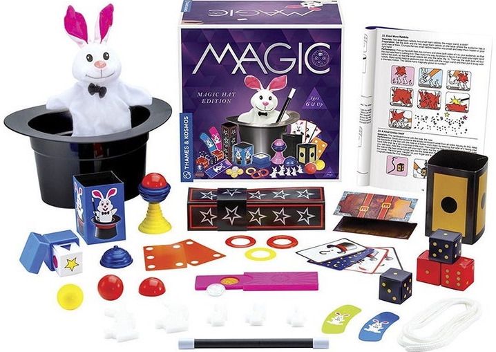 Magijos triukų rinkinys THAMES & KOSMOS MAGIC HAT (anglų kalba