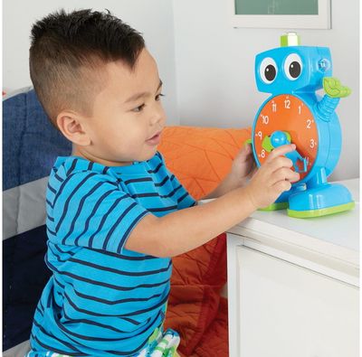 Mokomasis laikrodis Tock the Learning Clock™ (mėlynas)