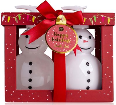 Dovanų rinkinys SANTA'S WORKSHOP dėžutėje (dušo želė+kūno losjonas)