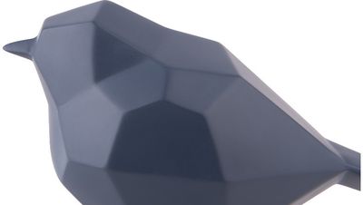 Statulėlė ORIGAMI BIRD DARK BLUE, 17 cm