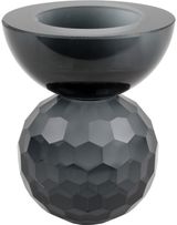 Žvakidė CRYSTAL ART BOWL BLACK, 7 cm