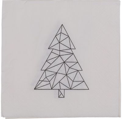Stalo servetėlės TREE , 33 x 33 cm., 12 vnt