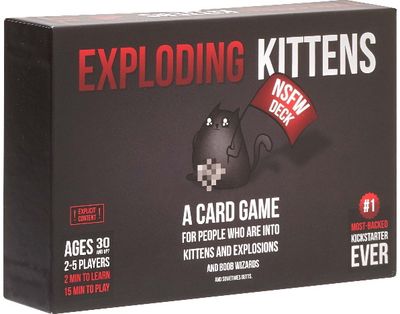 Stalo žaidimo EXPLODING KITTENS papildymas: Imploding Kittens Original Ed. (Engl ish edition)
