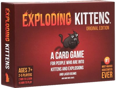 Stalo žaidimas Exploding Kittens Original Ed. (English edition)
