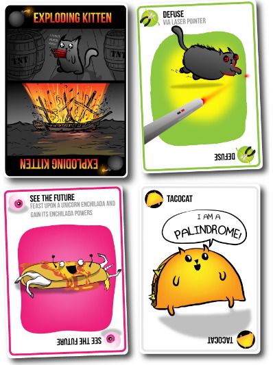 Stalo žaidimas Exploding Kittens Original Ed. (English edition)