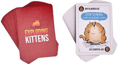 Stalo žaidimas Exploding Kittens Original Ed. (English edition)