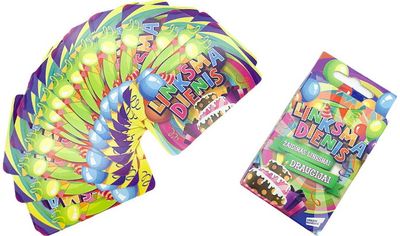 Vaikiškas kortų stalo žaidimas LINKSMADIENIS