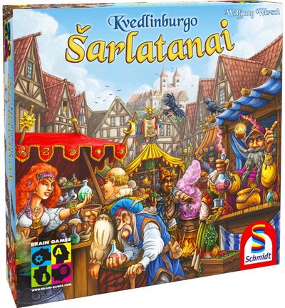 Stalo žaidimas KVEDLINBURGO ŠARLATANAI (THE QUACKS OF QUEDLINBURG)