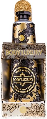 Rankų priežiūros rinkinys BODY LUXURY dėžutėje (rankų kremas+nagų dildė)