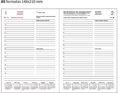 Darbo knyga 2022 ARKTIES VANDENYNAS odinė kietu viršeliu A5