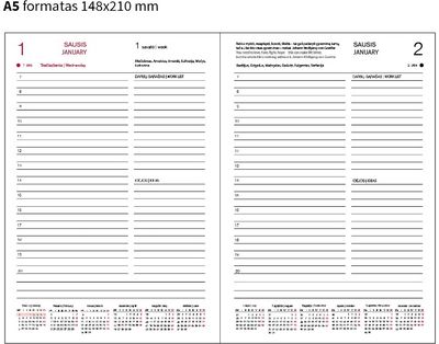 Darbo knyga 2022 PIETŲ VANDENYNAS popierinė A5