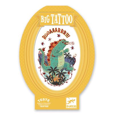 Didelė laikinoji tatuiruotė DJECO Godzilla