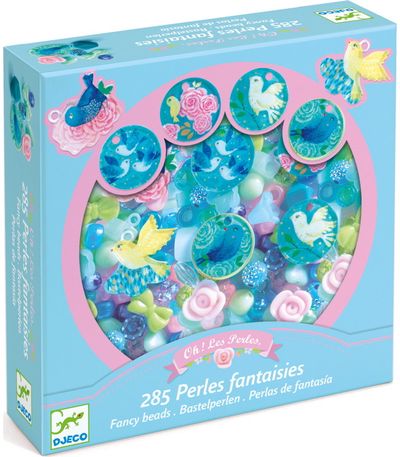Kūrybinis karoliukų vėrimo rinkinys DJECO Birds