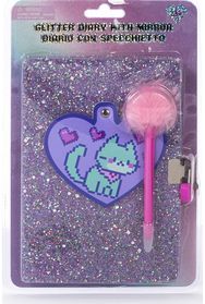 Dienoraštis GAME GIRL su veidrodėliu ir tušinuku