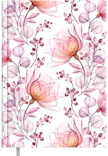 Darbo knyga 2022 Business DAY GLASS FLOWERS A5