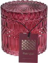 Žvakė PINK BLUSH GLASS, 11x11 cm